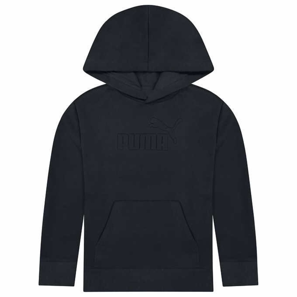 PUMA Unisex Fleece Pullover Hoodie in Black - Picture 7 of 7
